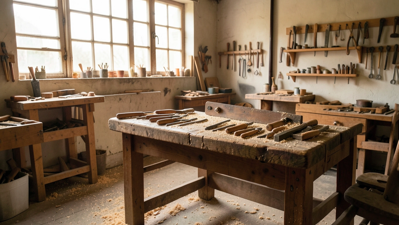 Atelier de menuiserie